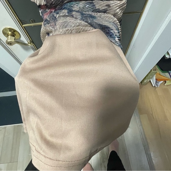 Le Chateau Purple and Cream Midi Dress extra small - Picture 8 of 13